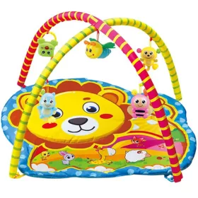   Oroszlános baby játszószőnyeg plüss állatokkal 72x65x47cm