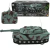 RC Távirányítós M1 Abrams tank fénnyel és hanggal 1/32-es méretarány 22cm