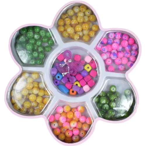 Beads Series: Ékszerkészítő szett 100+ gyönggyel és cérnával