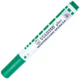   Stabilo: Plan WhiteBoard marker vágott hegyű táblafilc zöld színben