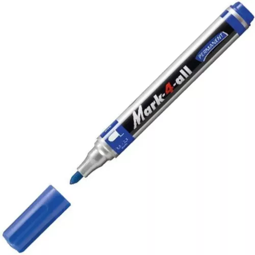 Stabilo: Mark-4-All gömbhegyű alkoholos filc kék színben
