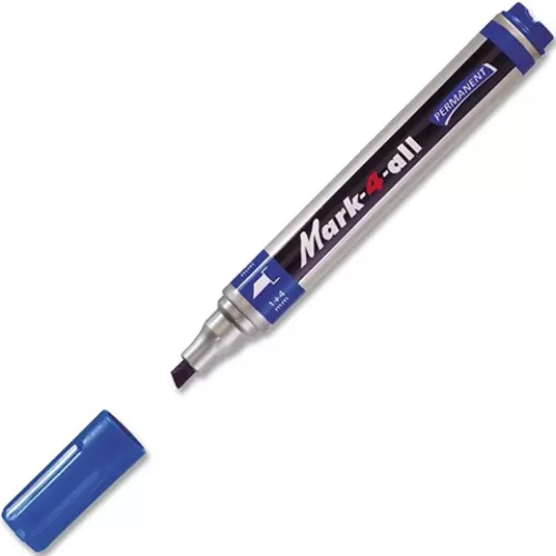 Stabilo: Mark-4-All vágott hegyű alkoholos filc kék színben