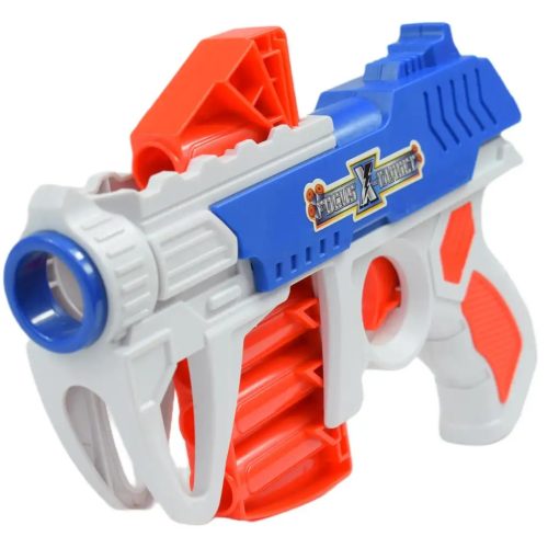 Dart League: Elektronikus forgó céltábla, manuális szivacslövő fegyverrel és lövvedékekkel