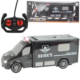   RC Távirányítós pénzszállító furgon fényeffektekkel 1/30-as méretarány 20cm