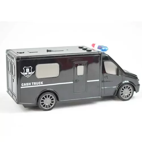 RC Távirányítós pénzszállító furgon fényeffektekkel 1/30-as méretarány 20cm