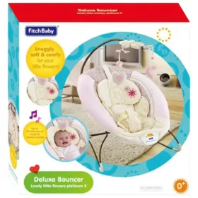   Fitch Baby: Szívecskés bébi bölcső hanggal és rezgéssel