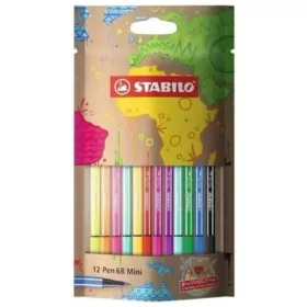 Stabilo: Pen 68 mini 12db-os színes rostirón szett