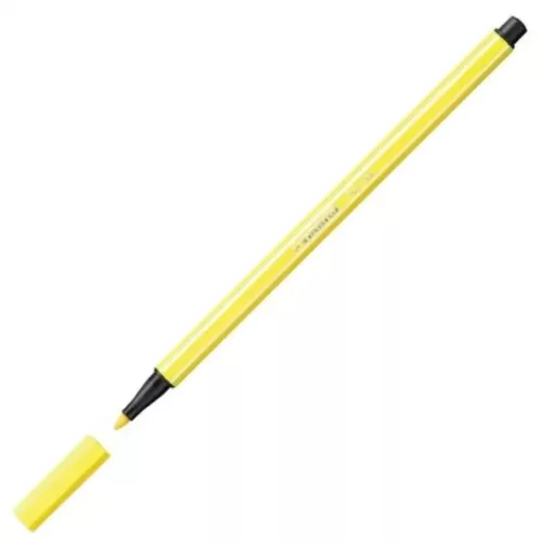 Stabilo: Pen 68 rostirón fluo sárga színben 1mm-es