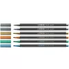 Stabilo: Pen 68 metál színű filctoll készlet 6db-os