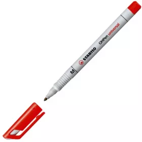 Stabilo OHPen M 10mm vonalvastagságú piros alkoholos filctoll