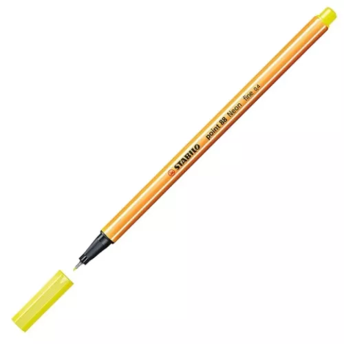 Stabilo: Point 88 tűfilc 0,4mm-es neon sárga színben