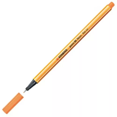 Stabilo: Point 88 tűfilc 0,4mm-es neon narancssárga színben