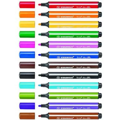 Stabilo: Trio Scribbi asztali filctoll készlet 12db-os