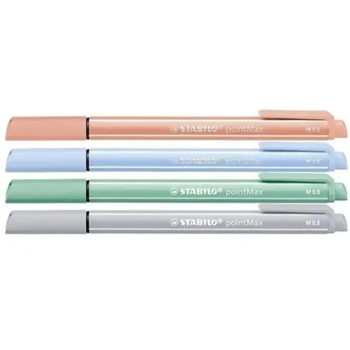 Stabilo: pointMax rostirón szett pasztell színekkel 4db-os M 0,8mm