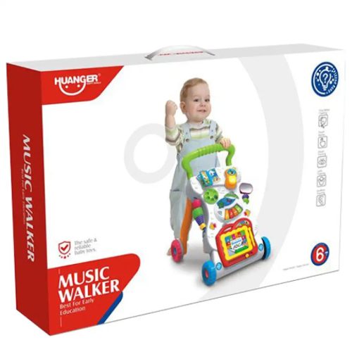 Baby készségfejlesztő és járássegítő játékszett fény és hang effektekkel