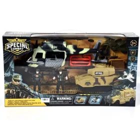   Special Combat akció figurák harci járművekkel játékszett