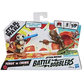  Star Wars Battle Bobblers Porgs vs Chewie csipeszes figura - Hasbro