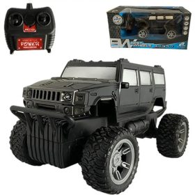   RC Off-Road távirányítós Hummer fénnyel 27 MHz 22cm 1/14-es méretarány kétféle változatban