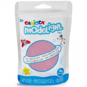 Modelight 50g-os rózsaszín gyurma - Carioca