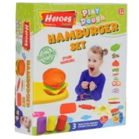 Play-Dough Heroes Hamburger gyurma szett 7db-os