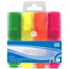Spirit: Textmarker neon 4db-os szövegkiemelő szett 1-4mm-es vágott heggyel