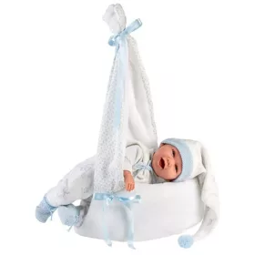  Llorens: Mimo újszülött síró baba babahordozóval 42cm-es