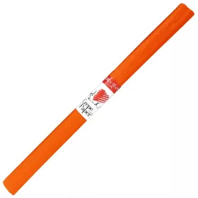 ICO Süni krepp papír narancssárga színben 200x50cm