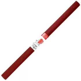 ICO: Süni krepp papír barna színben 200x50cm