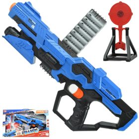   Frantic Launcher: Manuális szivacslövő fegyver céltáblával és töltényekkel 49cm