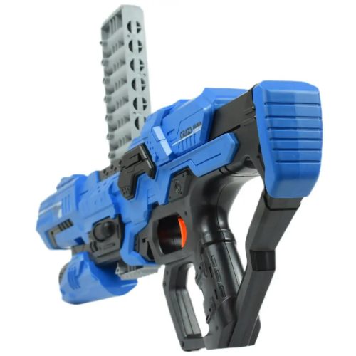 Frantic Launcher: Manuális szivacslövő fegyver céltáblával és töltényekkel 49cm