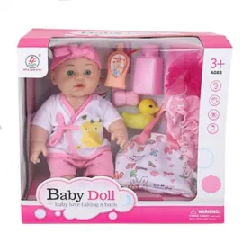   Baby Dolls újszülött baba fürdőszettel, kétféle változatban