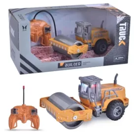   RC Builder Távirányítós úthenger munkagép fénnyel 1/30 27mHz