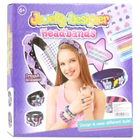   Jewelry Designer: Headbands hajpánt készítő szett színes gyöngyökkel és kiegészítőkkel