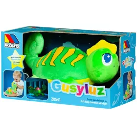 Molto: GusyLuz plüss kaméleon alvópajtás fénnyel