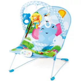 Rezgő és zenélő pihenőszék elefánt mintával