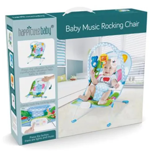 Rezgő és zenélő pihenőszék elefánt mintával