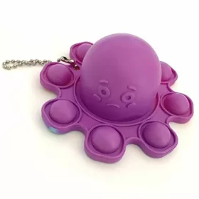 Pop it polip kulcstartó többféle színben