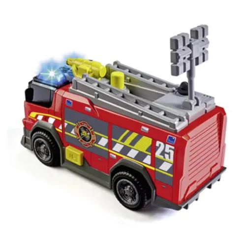 Tűzoltóautó locsolótömlővel fénnyel és hanggal 15cm - Dickie Toys