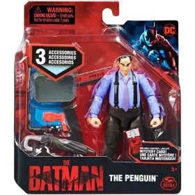   DC Comics: The Batman Pingvin játékfigura kiegészítőkkel 10cm - Spin Master