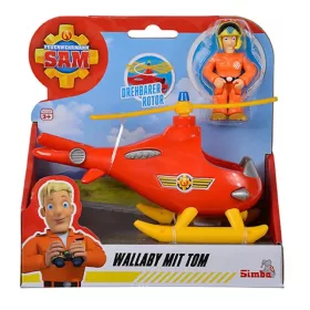   Sam a tűzoltó: Wallaby helikopter Tom figurával - Simba Toys