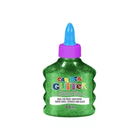   Csillámló folyékony spark zöld színű ragasztó 88ml - Carioca