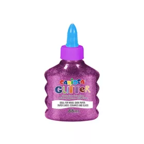   Csillámló folyékony spark magenta színű ragasztó 88ml - Carioca