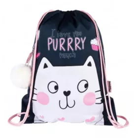 Bambino Kitty cicás tornazsák, sportzsák 43x34cm
