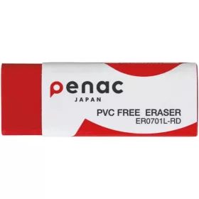   ICO: Penac forgács és PVC mentes radír piros színben 5,9x2,1x1cm