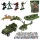 Military Set: Nagy katonai játékszett járművekkel és katona figurákkal