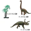 Dino World: Triceratops vagy Brachiosaurus figura fával