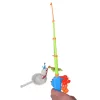 Színes horgászjáték halakkal és rákokkal, horgászbottal 47cm