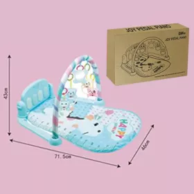 Boldog zsiráf kék játszószönyeg fénnyel és hanggal