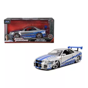   Halálos iramban Brian's 2002 Nissan Skyline GT-R (BNR34) autómodell 1/24 - Simba Toys