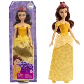 Disney Hercegnők Csillogó Belle hercegnő baba - Mattel